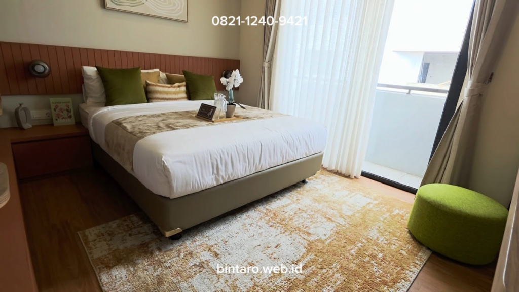 master bedroom show unit discovery riviera aira tipe 5