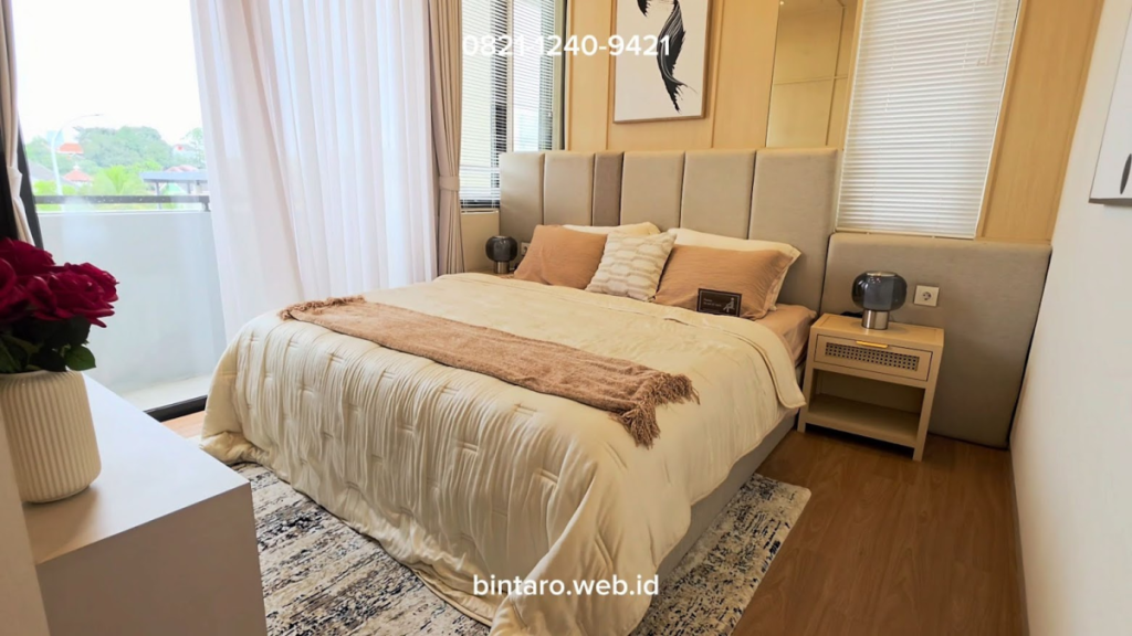 master bedroom show unit discovery riviera aira tipe 6