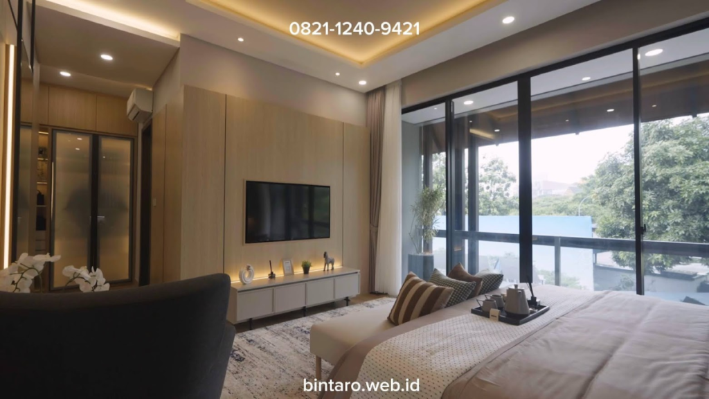 master bedroom show unit discovery azzura bintaro tipe 10x17