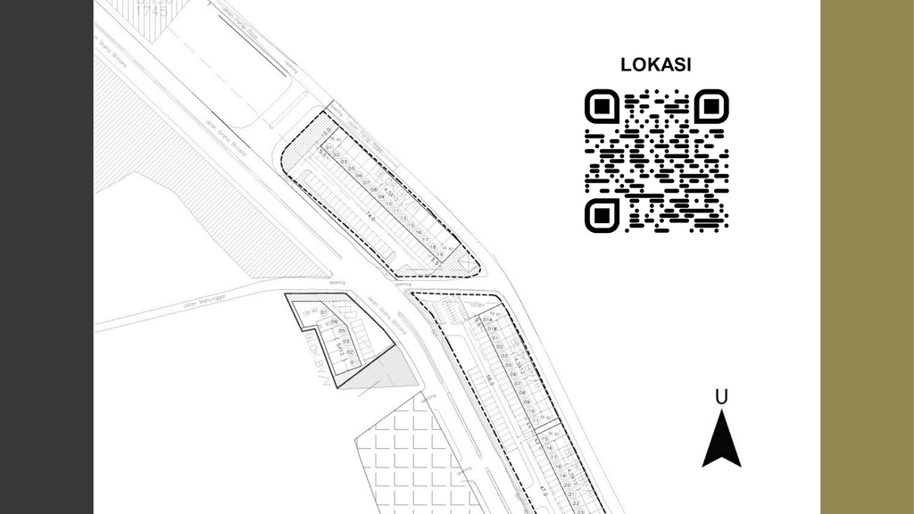 siteplan ruko botanica loft bintaro